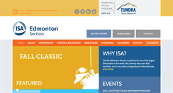 Desktop Screenshot of isaedmonton.org